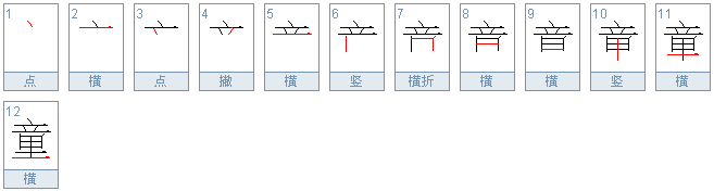 用童组词