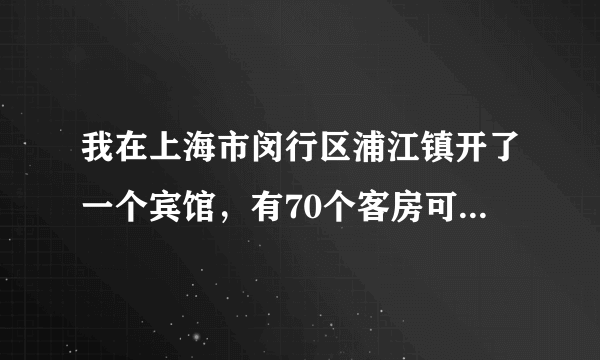 我在上海市闵行区浦江镇开了一个宾馆，有70个客房可以同时接纳120个人吗，请问下去哪里接团比较好，怎么接