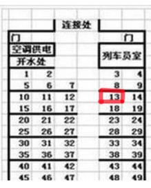 z字头火车座位号分布图 靠窗座位号有哪些28？