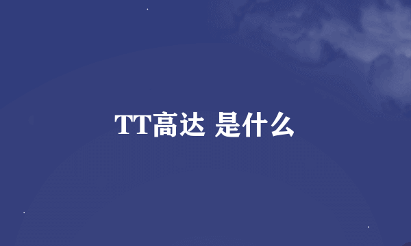 TT高达 是什么