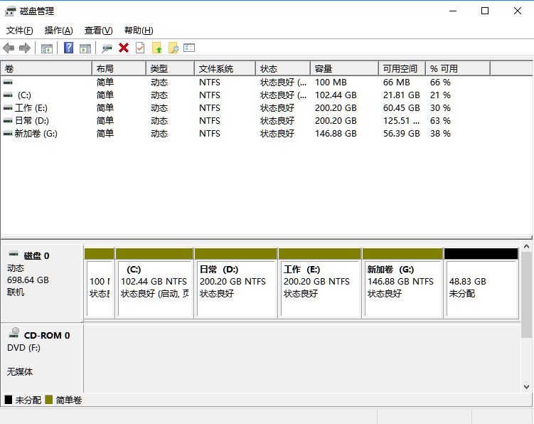 如何给新买的笔记本电脑硬盘分区