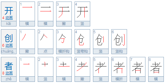 开创者是什么意思？