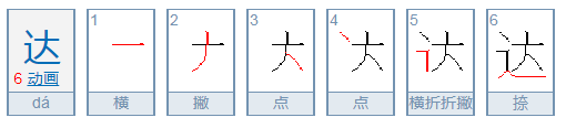 达的读音是什么