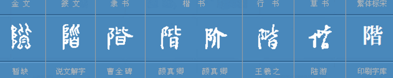 阶字怎么组词