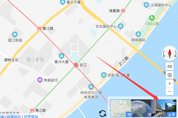 百度地图怎么看街景