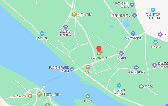 桃花潭在我国哪个省