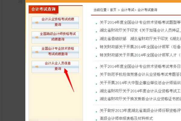 怎样在湖北省财政厅公众网网上查到自己的会计从业资格证号及相关信息