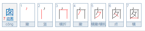 囱怎么读