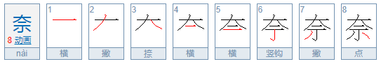 一大二小。猜一字