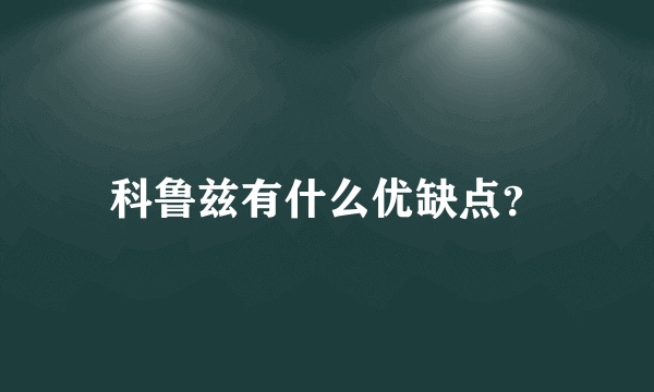 科鲁兹有什么优缺点？