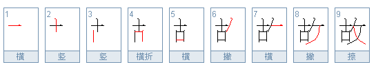 故字偏旁是什么