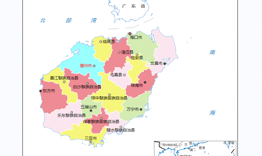 台湾面积相当于大陆哪个省？