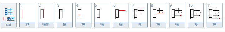 眭字怎么读啊？是xu还是sui?