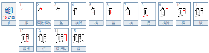 鲫怎么读音是什么