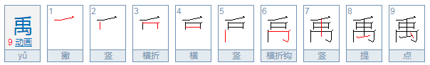 禹怎么读？