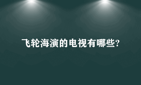 飞轮海演的电视有哪些?