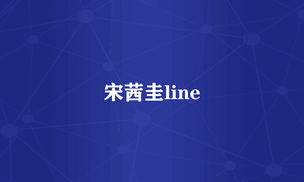 宋茜圭line