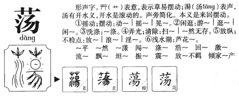 激荡的意思