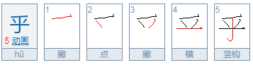 乎字的拼音组词