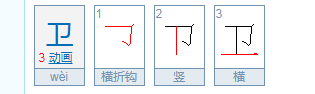 卫部首是什么意思