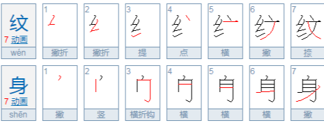 “文身”和“纹身”有什么区别?