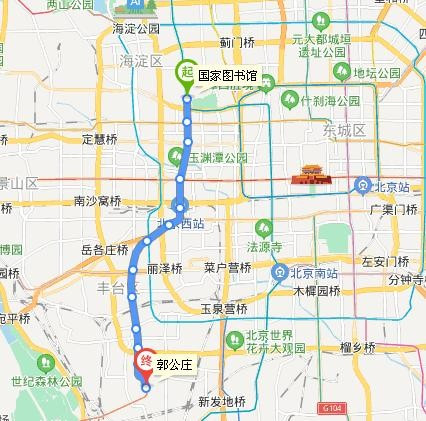 北京地铁9号线线路