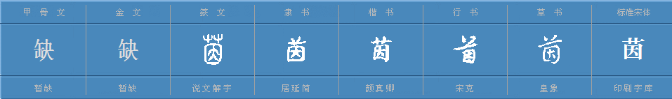 “茵”字怎么组词？