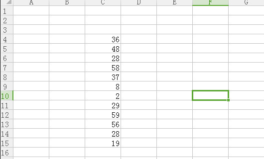 EXCEL表格里怎么一列数字求和？