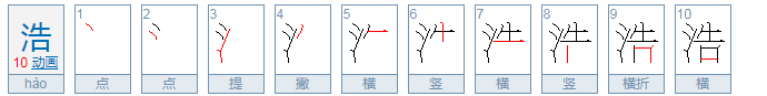 浩轩什么意思啊