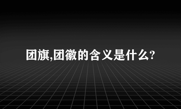 团旗,团徽的含义是什么?