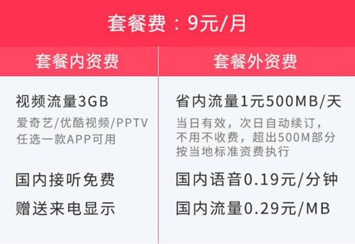 移动日租卡流量是国内的还是省内的