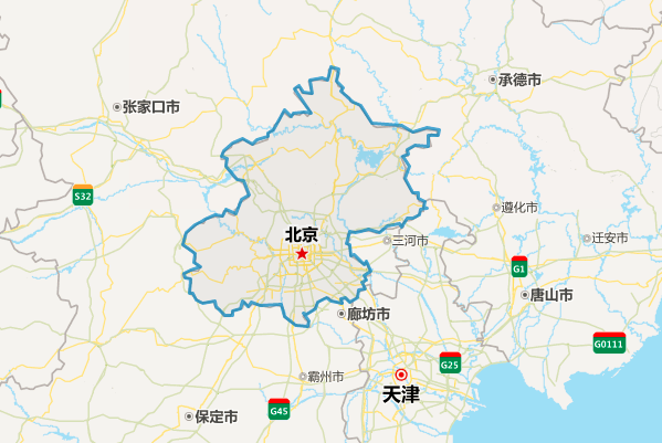 北京周围的城市