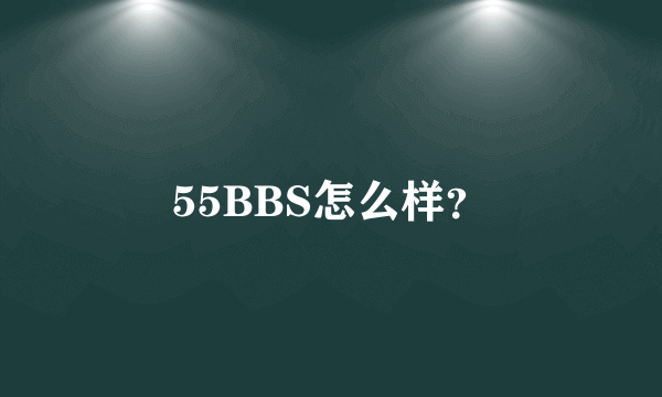 55BBS怎么样？