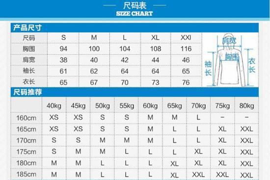 衣服上写的180/100a 42是什么意思？