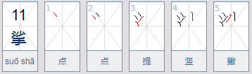 挲的组词是什么.