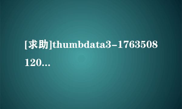 [求助]thumbdata3-1763508120这个文件超大，求解决办法，坐等！！！