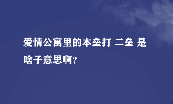 爱情公寓里的本垒打 二垒 是啥子意思啊？