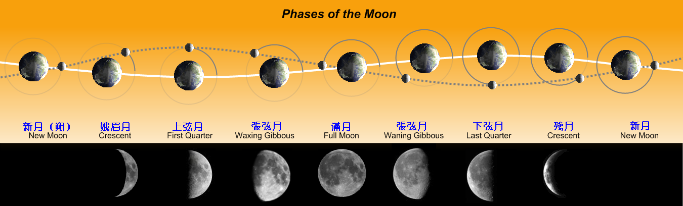 科学月相图怎么画？？？