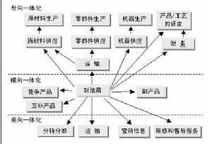 “前向一体化”和“后向一体化”分别指什么？